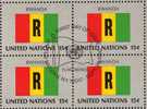 1980 UNO Flagge Ruanda New York 362,4-Block+Kleinbogen O 5€ Bloque Hojita Bloc M/s United Nation Flag Sheetlet Bf RWANDA - Used Stamps