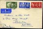 FDC Festival 1951  On A Letter To Belgium - ....-1951 Vor Elizabeth II.