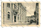 CARTOLINA FORMATO PICCOLO ASCOLI PICENO NUOVO PALAZZO POSTE E TELEGRAFI ANIMATA - Ascoli Piceno