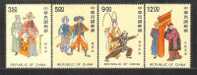 1992 TAIWAN PEKING Opera 4v - Neufs