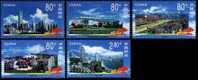 2000 CHINA 2000-16  Construction Of Shenzhen Economic Zone 5 Strip STAMP - Unused Stamps