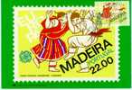 Cultures  -  Carte Maximum De 1981  -  Europa 1981  -  Madeire  -  Danses Folkloriques - Cartes-maximum (CM)