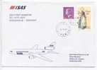 Sweden First Flight Cover SAS DC-10 Stockholm - Chicago 4-6-1986 - Cartas & Documentos