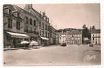 Mortagne-en-Perche (61) : Hôtel De La Poste Place De La République En 1954(animée). - Mortagne Au Perche