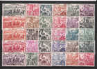 00567 Serie Colonial Francesa Completa 90 Sellos De 15 Colonias Tchad Au Rhin ** Yvert Cat.166,- Eur. - Collezioni