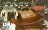 # THAILAND A4 Krachaeng Boat 300 Puce? -boat,bateau-  Tres Bon Etat - Thaïlande