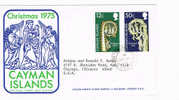 3319  F.D.C.    GEORGETOWN,   1975 ( Islas Caiman)  ,  Cayman Islands, CHRISTMAS - Cayman Islands