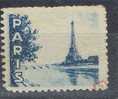 Viñeta PARIS, Sin Valor. Torre Eiffel. Label, Cinderella - Tourism (Labels)