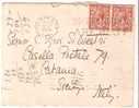 33987)lettera Con 2x1 1/2 + Annullo Da Fulham A Catania Il 28-9-1925 - Storia Postale