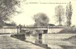 ISSUE  D UNE RARE SERIE DE CARTES  POSTALES      AUXONNE    LE CANAL ET LE PONT DU CHEMIN DE FER - Auxonne