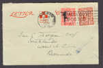Canada Letter Canadian Pacific Ship Mail Schiffspost Paquebot Posted At Sea QUEBEC 1928 To Bermuda GB Stamp George V - Covers & Documents