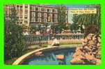 EL PASO, TX - ALLIGATOR POOL - SAN JACINTO PLAZA - ANIMATED -  SANDOVAL NEWS SERVICE - CARD TRAVEL - - El Paso