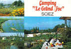 Carte Postale 74. Sciez  Camping "Le Grand Foc"  Sur Les Bords Du Léman Trés Beau Plan - Sciez