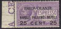 ITALIA 1917 - P.A. Idrovolante Napoli - Palermo ** Bdf         (g205) - Correo Aéreo