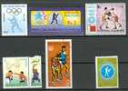 6  Timbres BOXE (lot N°21):    Pakistan - Fujeira -  Irak - Iraq- JO - Boxing