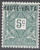 Haute-Volta 1920 Michel Taxe 1 Neuf ** Cote (2002) 1.00 Euro Chiffre Au Milieu - Strafport