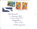 SOUTH AFRICA 2009 COVER 3 STAMPS OF BIRD & FISH - Storia Postale