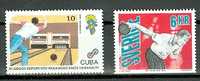 2  Timbres Bowling (lot N°01):  Cuba - Suède - - Sin Clasificación