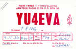 VARES.CARTE RADIO AMATEUR.  "AMATEUR RADIO CLUB." - Bosnie-Herzegovine