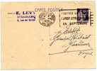 Carte Postale Avec  Cachet  ( Visitez La Foire EUROP. De STASBOURG En Septembre 1938 - Marchands