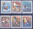 YU 1972-1451-6 OLYMPIC GAMES MUNCHEN, YUGOSLAVIA. 6v, MNH - Unused Stamps