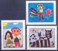 YU 1974-1573-5 FREUDE EUROPA, YUGOSLAVIA, 3v, MNH - Unused Stamps