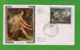 NUS Paintings Tableaux Painters Peinture François BOUCHER «DIANE - Retour De Chasse» Arts FDC 1970 France Sp946 - Nudes