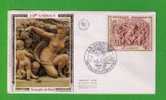 NUS Paintings Tableaux Painters Peinture J.B.CARPEAUX  «Triomphe De Flore 1872» Arts FDC 1970 France Sp945 - Aktmalerei