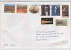 Canada Cover Sent Air Mail To Denmark Multi Stamped - Cartas & Documentos