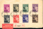 1937 Belgique   Souvenir Reine Astrid - Storia Postale