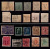 LOT : TIMBRES PERFORÉS / PERFINS / FIRMENLOCHUNGEN / PERFORATED - DIFFERENTS PAYS (d-385) - Perforés