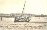 RARE CARTE POSTALE    LOQUIREC   LA PLAGE ET L ILE VERTE - Locquirec