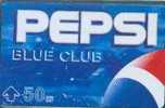 # THAILAND 15/03/39 Pepsi Blue Club 50 Landis&gyr   Tres Bon Etat - Thailand