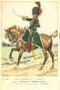 UNIFORMES -regiments -ref 525- Illustrateur K A Wilke  -le 1er Chasseurs A Cheval - Officier De La Cie D Elite -1805-180 - Uniformes