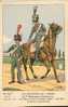 UNIFORMES -regiments -ref 508- Illustrateur Bucquoy  -le 7e Chasseurs A Cheval Sous Officier Et Br -collect Boeswillwald - Uniformes