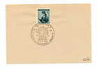 24.5.1954  -  Sonderstempel-Blatt  -  22. Export- U. Mustermesse Innsbruck (SSt 034) - Storia Postale