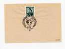 22.V.1954  -  Sonderstempel-Blatt -  Wien 1  Jungschar Bringt Das Licht Von Lourdes  (SSt 037) - Covers & Documents