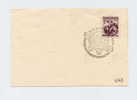 1.II.1954  - Sonderstempel-Blatt -  Bad Gastein  Österr. Schimeisterschaften (SSt 043) - Briefe U. Dokumente