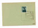 15.III.1954  - Sonderstempel-Blatt -  Wiener Internat.  Frühjahrsmesse  (SSt 045) - Storia Postale