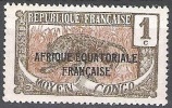 Moyen-Congo 1924 Michel 25 Neuf ** Cote (2002) 0.60 Euro Léopard - Unused Stamps