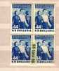 Bulgaria / Bulgarie 1955    World Festival Of Youth  1v.-MNH  Block Of Four - Nuevos