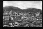 S468 CARTOLINA ILLUSTRATA UMBRIA PERUGIA FOLIGNO PANORAMA PARZIALE FG. NV. - Foligno