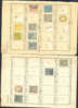 TURKEY, 14 OLD STAMPS ON APROVAL PAGES - Gebruikt