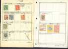 ROMANIA + BULGARIA ON APPROVAL PAGES, 53 STAMPS - Collections