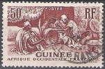 Guinée 1938 Michel 140 O Cote (2001) 0.60 Euro Tresseur Cachet Rond - Usati