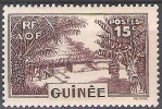 Guinée 1938 Michel 133 Neuf ** Cote (2001) 0.50 Euro Route De Village - Unused Stamps