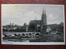 Regensburg - Blick Auf Steinerne Brücke Brückentor Und Dom - Regensburg