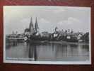 Regensburg - Donau Brücke Eingerüsteter Dom - Regensburg