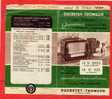 PUBLICITE DUCRETET THOMSON 1950 RECEPTEUR PORTATIF STANDARD - Other & Unclassified