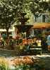 CPSM. GRASSE. LA  PLACE AUX AIRES ET MARCHE AUX FLEURS. - Marchés